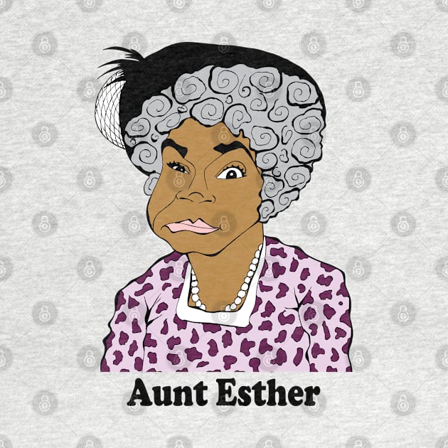 SANFORD AND SON AUNT ESTHER FAN ART!!! by cartoonistguy